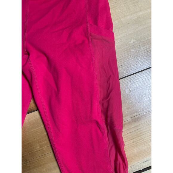 Fabletics Women Power Hold Leggings. Hot Pink. Mesh Side.Size Small. Athleisure - Picture 2 of 5